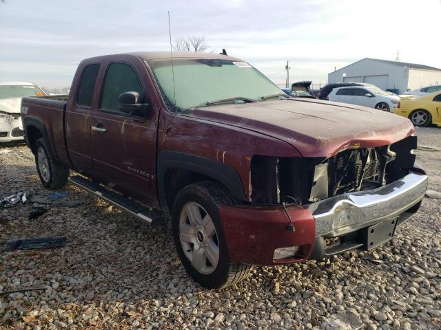 2GCEK190781285711 - 2008 CHEVROLET SILVERADO K1500 BURGUNDY photo 4