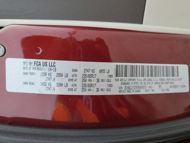 2C4RC1FG7KR507673 - 2019 CHRYSLER PACIFICA TOURING PLUS Qəhvəyi foto 13