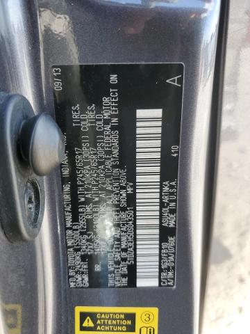 5TDZA3EH5DS043501 - 2013 TOYOTA HIGHLANDER BASE Grau Foto 13