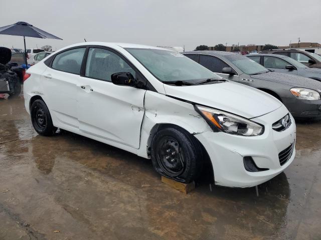 KMHCT4AEXFU855257 - 2015 HYUNDAI ACCENT GLS WHITE photo 4