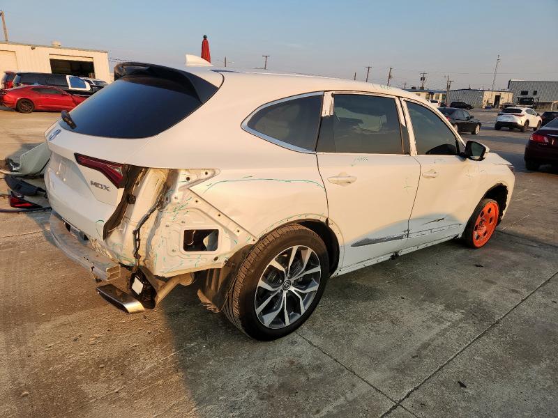 5J8YD9H47NL010812 - 2022 ACURA MDX TECHNOLOGY თეთრი ფოტო 3