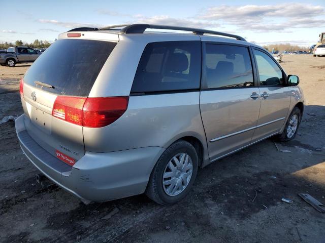 5TDZA23C64S068649 - 2004 TOYOTA SIENNA CE SILVER photo 3