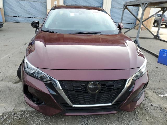 3N1AB8CV6NY290670 - 2022 NISSAN SENTRA SV BURGUNDY photo 5