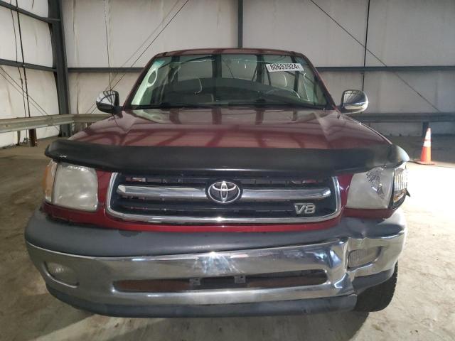 5TBBT4414YS078650 - 2000 TOYOTA TUNDRA ACCESS CAB წითელი ფოტო 5