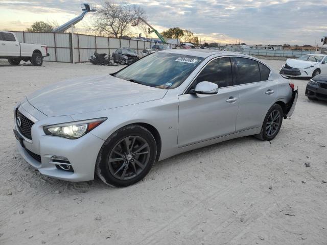 JN1BV7AR5FM420048 - 2015 INFINITI Q50 BASE SILVER photo 1