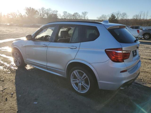 5UXWX9C50E0D27699 - 2014 BMW X3 XDRIVE28I SILVER photo 2