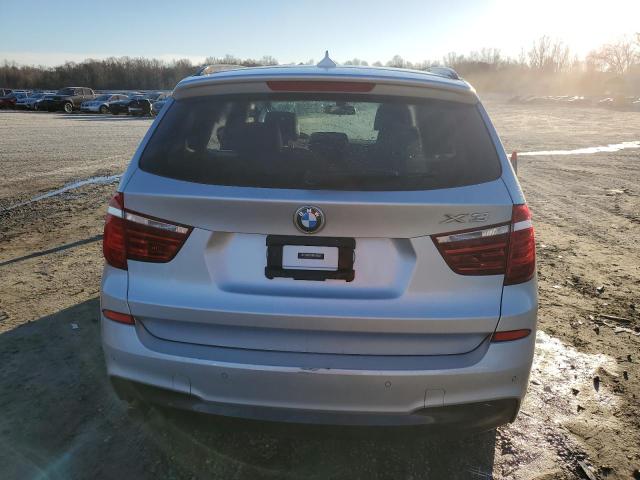 5UXWX9C50E0D27699 - 2014 BMW X3 XDRIVE28I SILVER photo 6