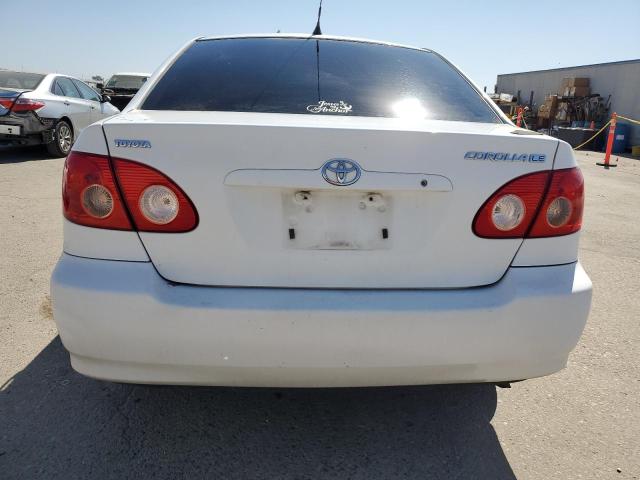 1NXBR32E98Z008767 - 2008 TOYOTA COROLLA CE WHITE photo 6