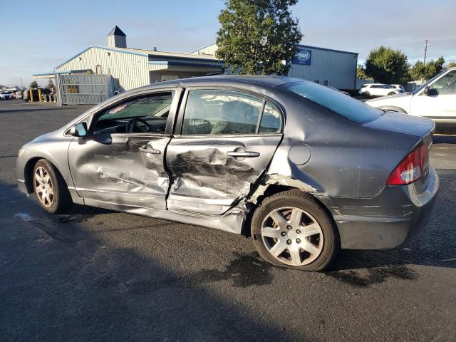 2HGFA1F50BH300900 - 2011 HONDA CIVIC LX GRAY photo 2