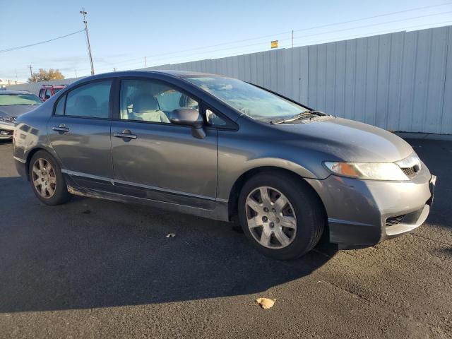 2HGFA1F50BH300900 - 2011 HONDA CIVIC LX GRAY photo 4