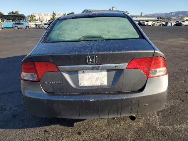 2HGFA1F50BH300900 - 2011 HONDA CIVIC LX GRAY photo 6