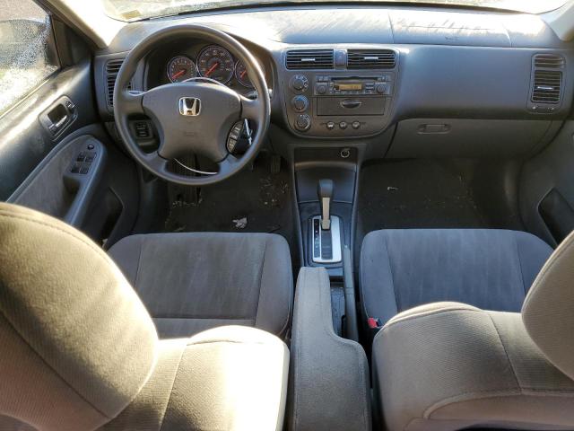 2HGES16594H625850 - 2004 HONDA CIVIC LX BLUE photo 8