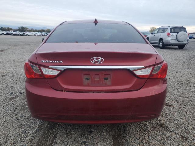 5NPEB4AC7DH529115 - 2013 HYUNDAI SONATA GLS RED photo 6