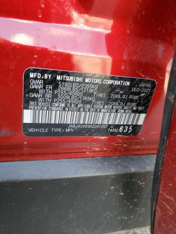 JA4J4VA89RZ041207 - 2024 MITSUBISHI OUTLANDER SE ბურგუნდია ფოტო 13
