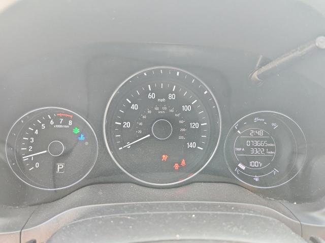 3CZRU5H3XKG716260 - 2019 HONDA HR-V LX BLACK photo 9