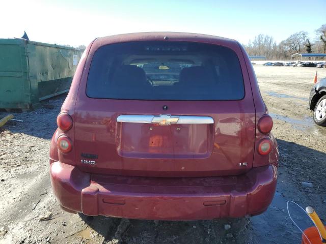 3GNDA13D26S672704 - 2006 CHEVROLET HHR LS BURGUNDY photo 6