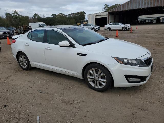 5XXGN4A76DG100532 - 2013 KIA OPTIMA EX WHITE photo 4