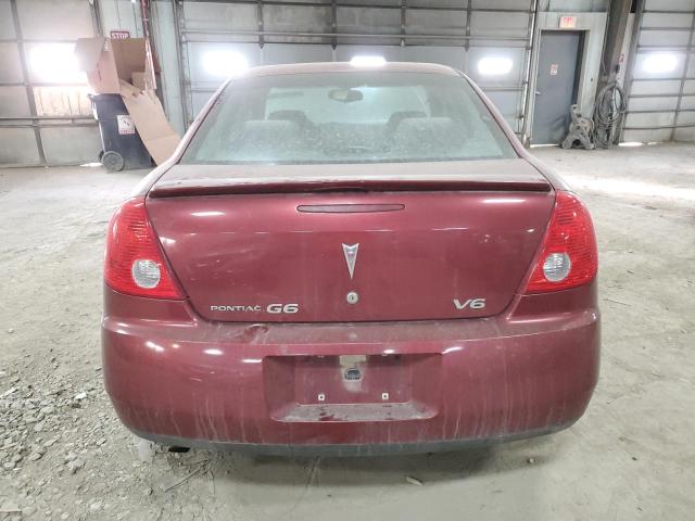 1G2ZG57N484133595 - 2008 PONTIAC G6 BASE MAROON photo 6