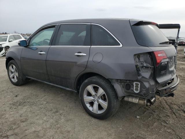 2HNYD2H25BH503699 - 2011 ACURA MDX GRAY photo 2