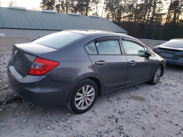 2HGFB2F85CH324818 - 2012 HONDA CIVIC EX GRAY photo 3