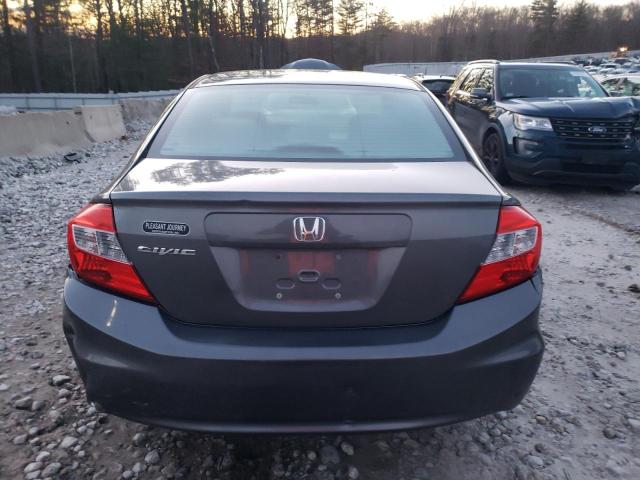 2HGFB2F85CH324818 - 2012 HONDA CIVIC EX GRAY photo 6