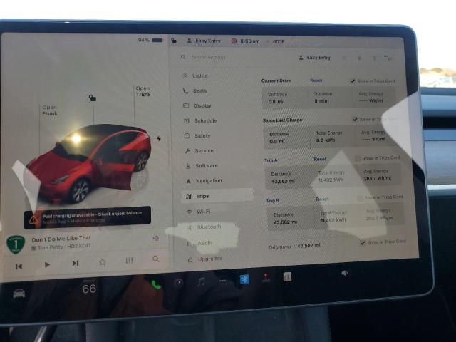 7SAYGDEE5PA124139 - 2023 TESLA MODEL Y 红色 照片 9