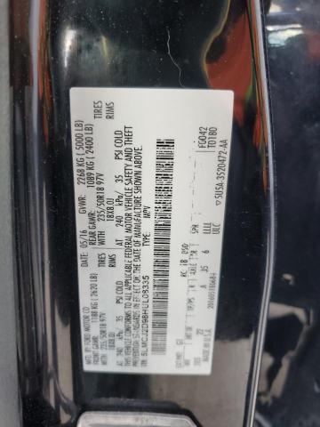 5LMCJ2D98HUL08335 - 2017 LINCOLN MKC SELECT Սև լուսանկար 13