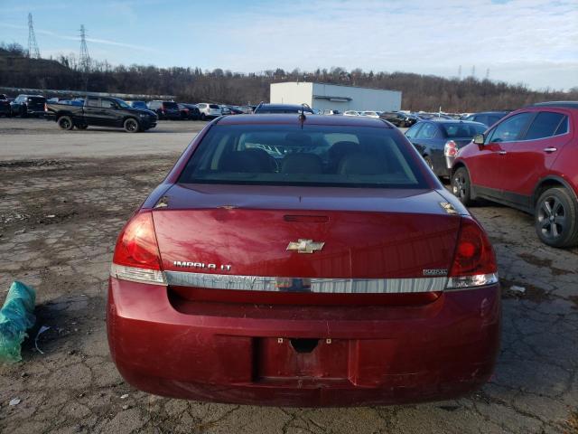 2G1WG5EK1B1115493 - 2011 CHEVROLET IMPALA LT MAROON photo 6