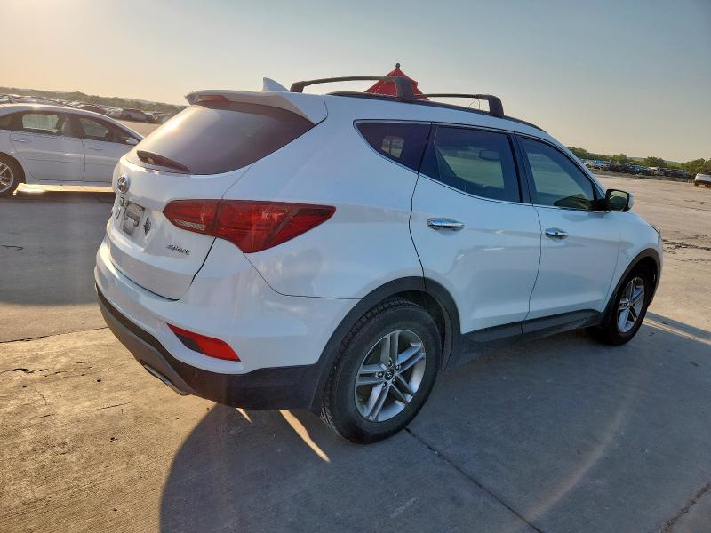 5NMZU3LBXJH104961 - 2018 HYUNDAI SANTA FE S WHITE photo 3