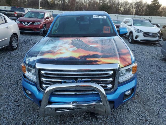 1GTH6CEN7K1165273 - 2019 GMC CANYON SLE BLUE photo 5