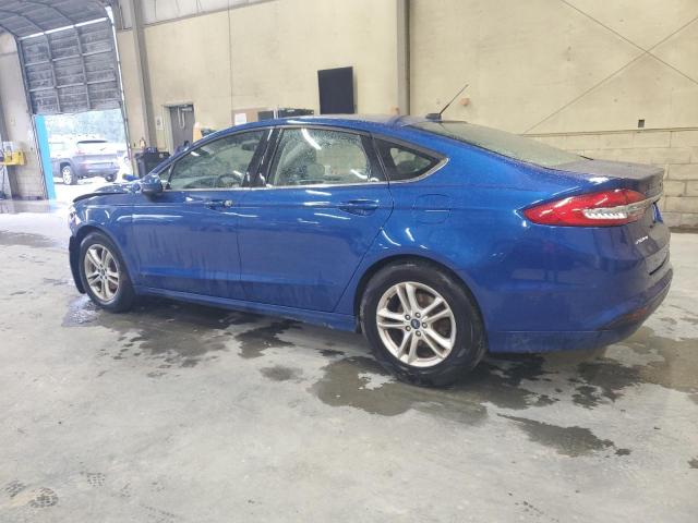 3FA6P0H79JR286011 - 2018 FORD FUSION SE ლურჯი ფოტო 2