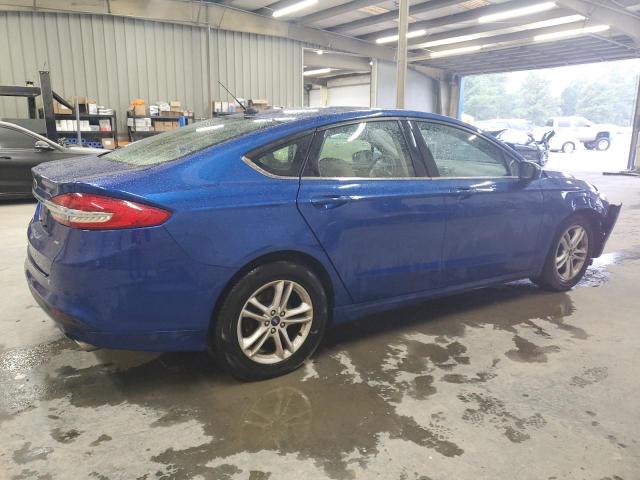 3FA6P0H79JR286011 - 2018 FORD FUSION SE ლურჯი ფოტო 3