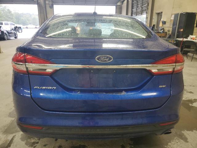 3FA6P0H79JR286011 - 2018 FORD FUSION SE ლურჯი ფოტო 6
