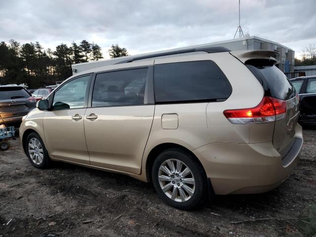 5TDDK3DC4CS047549 - 2012 TOYOTA SIENNA XLE TAN photo 2