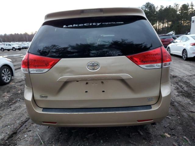 5TDDK3DC4CS047549 - 2012 TOYOTA SIENNA XLE TAN photo 6