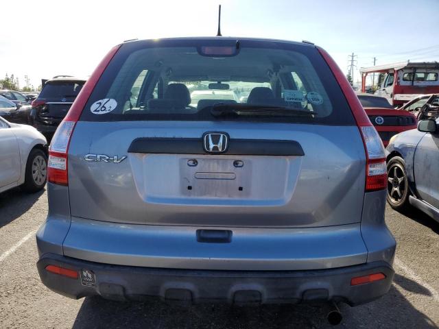 JHLRE38398C035447 - 2008 HONDA CR-V LX BLUE photo 6