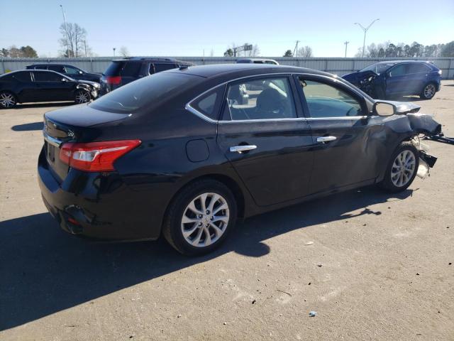 3N1AB7AP4KY374450 - 2019 NISSAN SENTRA S BLACK photo 3