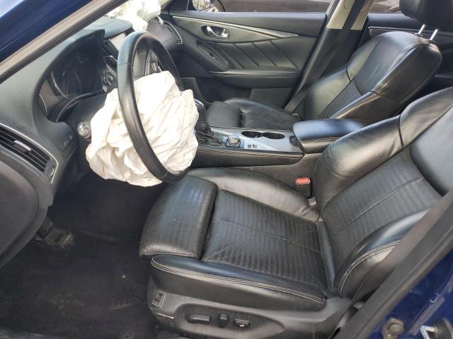 JN1EV7AP1KM540872 - 2019 INFINITI Q50 LUXE BLUE photo 7