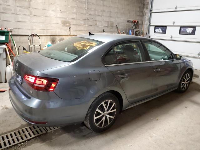 3VWB67AJ7HM358130 - 2017 VOLKSWAGEN JETTA SE GRAY photo 3