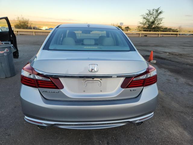 1HGCR3F05GA011965 - 2016 HONDA ACCORD EXL SILVER photo 6