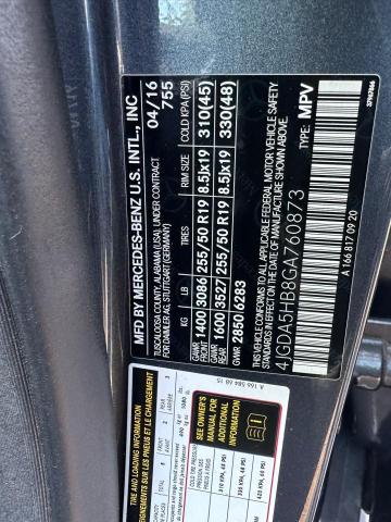 4JGDA5HB8GA760873 - 2016 MERCEDES-BENZ GLE 350 4MATIC BLACK photo 13