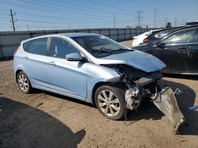 KMHCU5AE5DU080589 - 2013 HYUNDAI ACCENT GLS SILVER photo 4