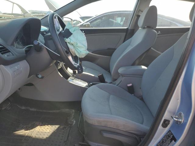 KMHCU5AE5DU080589 - 2013 HYUNDAI ACCENT GLS SILVER photo 7