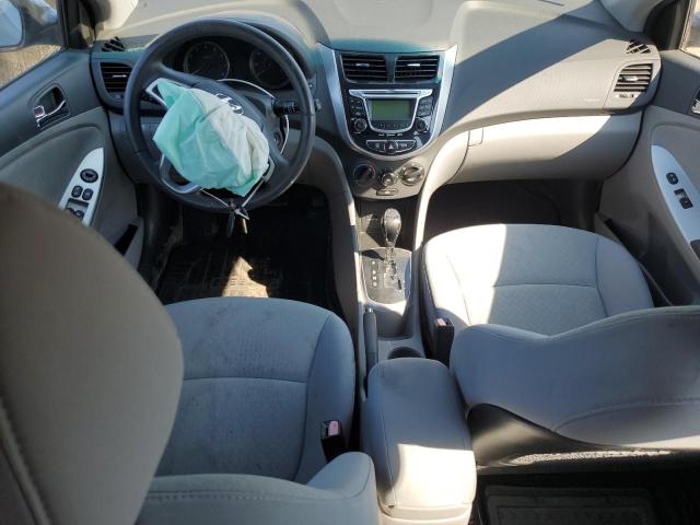 KMHCU5AE5DU080589 - 2013 HYUNDAI ACCENT GLS SILVER photo 8