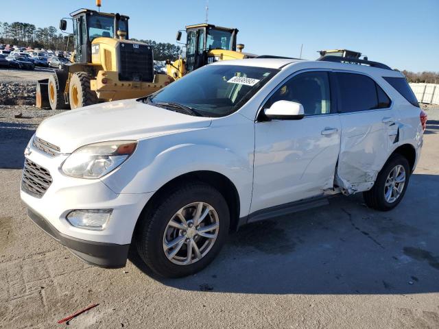 2GNALCEK1H1614344 - 2017 CHEVROLET EQUINOX LT WHITE photo 1