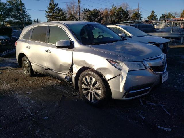 5FRYD4H44GB059536 - 2016 ACURA MDX TECHNOLOGY GRAY photo 4