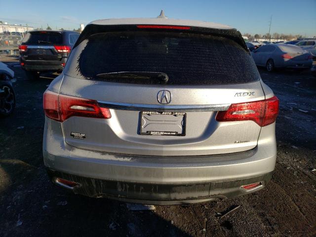 5FRYD4H44GB059536 - 2016 ACURA MDX TECHNOLOGY GRAY photo 6