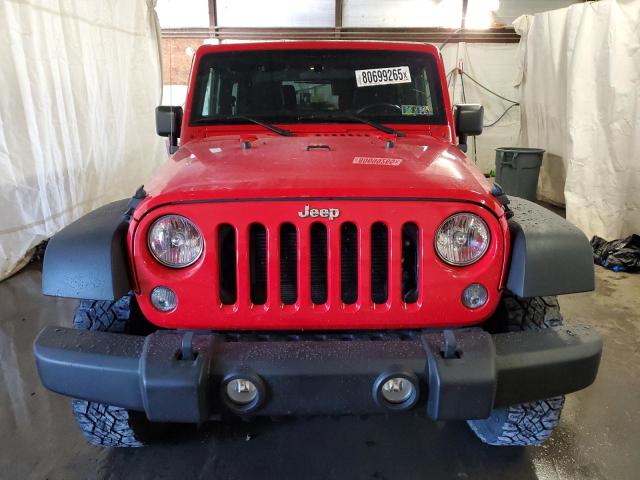 1C4AJWAG3GL339506 - 2016 JEEP WRANGLER SPORT RED photo 5