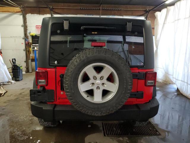 1C4AJWAG3GL339506 - 2016 JEEP WRANGLER SPORT RED photo 6