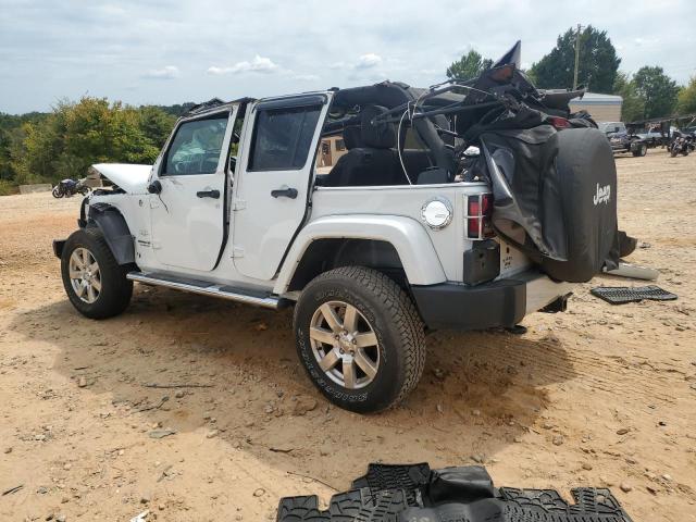 1C4BJWEG9DL646107 - 2013 JEEP WRANGLER UNLIMITED SAHARA WHITE photo 2